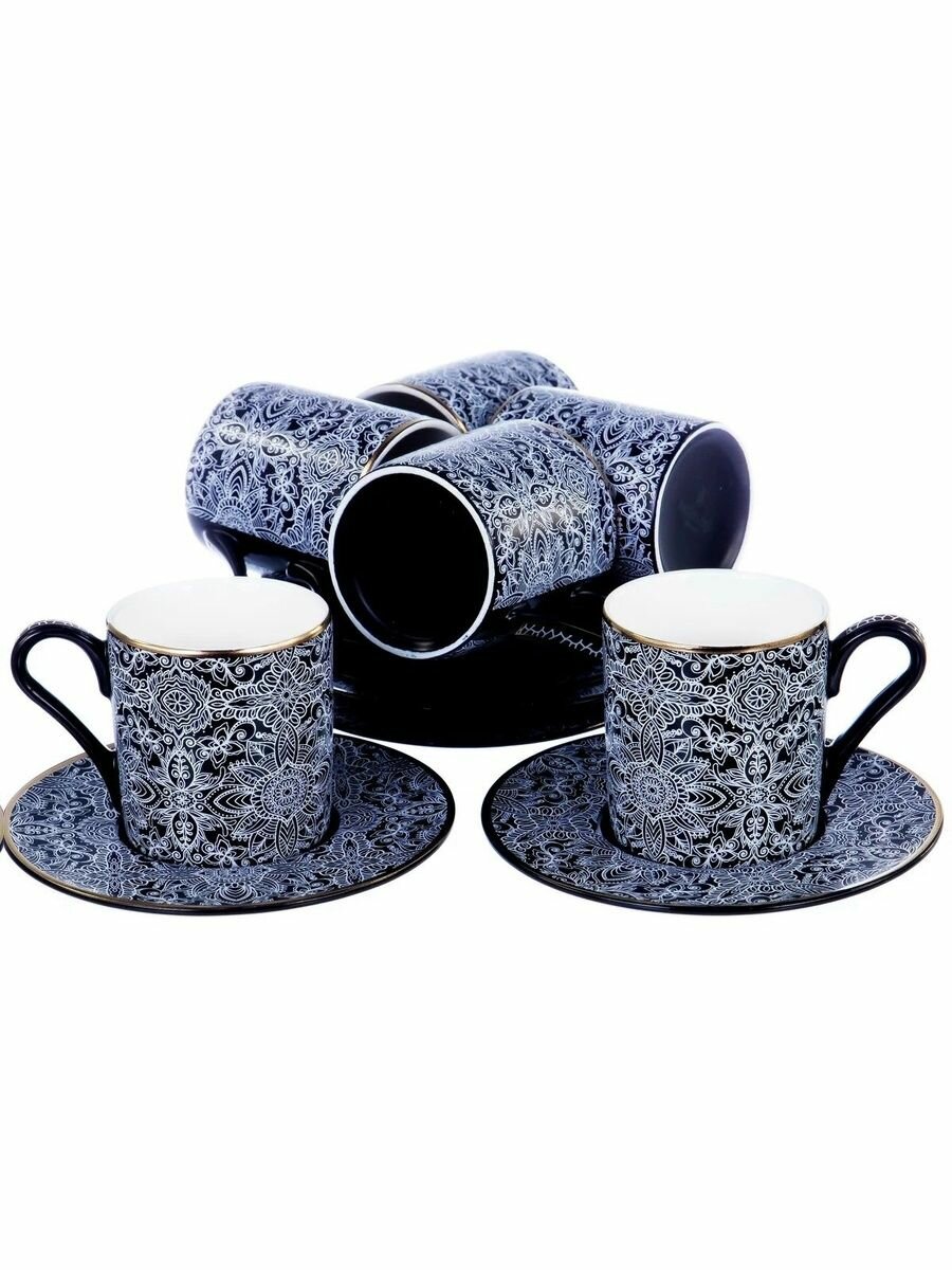 Сервиз кофейный на 6 персон Balsford Мармарис 146 30007 фарфор 12 предметов