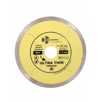 Алмазный диск Trio Diamond Ultra Thin Premium 125 мм - изготавливается методом горячего прессования. Диск используется  ...