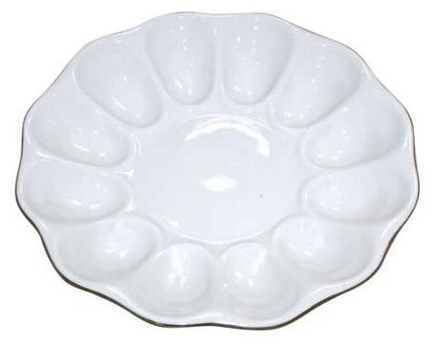 фото Блюдо для фаршированных яиц "Белье", 220 мм