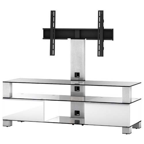 Стойка Sonorous MD 8143, сталь/белый стойка под телевизор sonorous md 8143 c inx loak