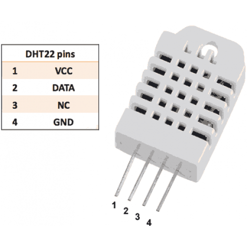 Цифровой датчик температуры и влажности DHT22 (AM2302)