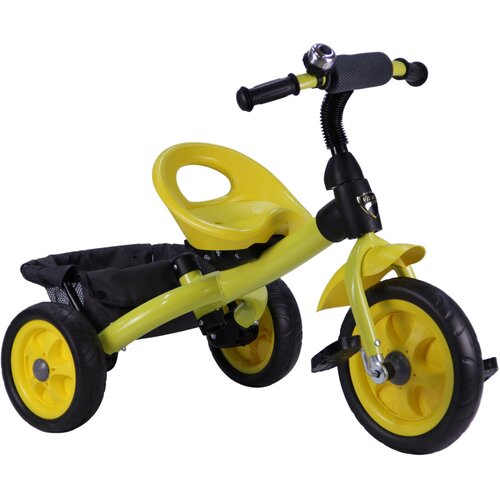 Детский трехколесный велосипед желтый многофункциональный детский трехколесный велосипед переносная детская тележка детский велосипед трехколесная детская коляска 1 6 лет