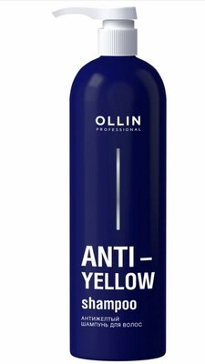 OLLIN PROFESSIONAL Аnti-yellow Антижелтый шампунь для волос, 500мл