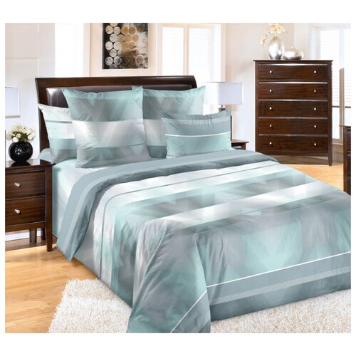 фото Постельное белье «спектр 3 (2.0 европростыня)» перкаль текс-дизайн