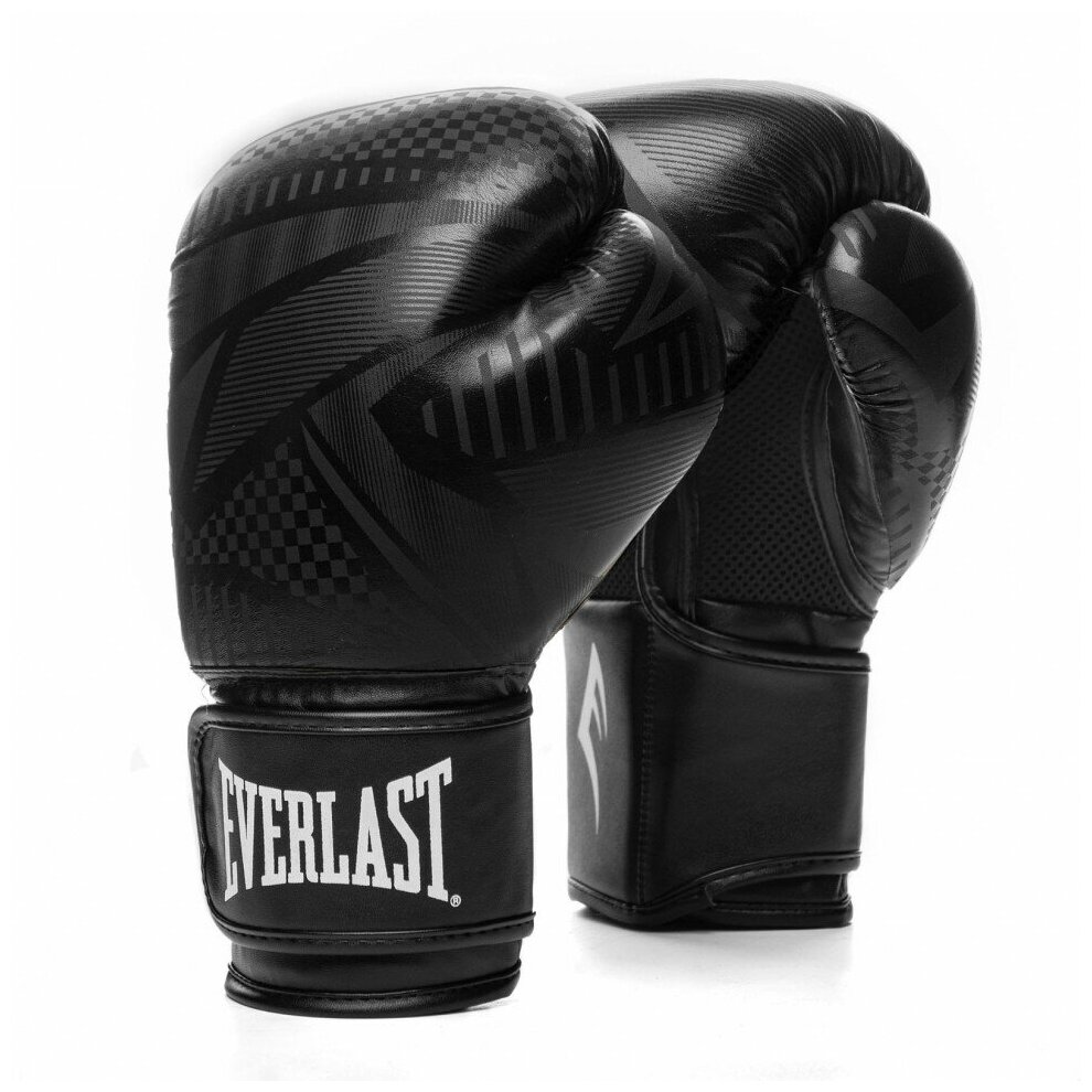 Перчатки тренировочные Everlast Spark 10oz черный, геометрия