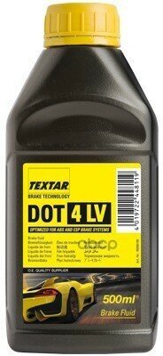 Жидкость Тормозная Textar Brake Fluid Dot4 0,5 Л 95006100 Textar арт. 95006100