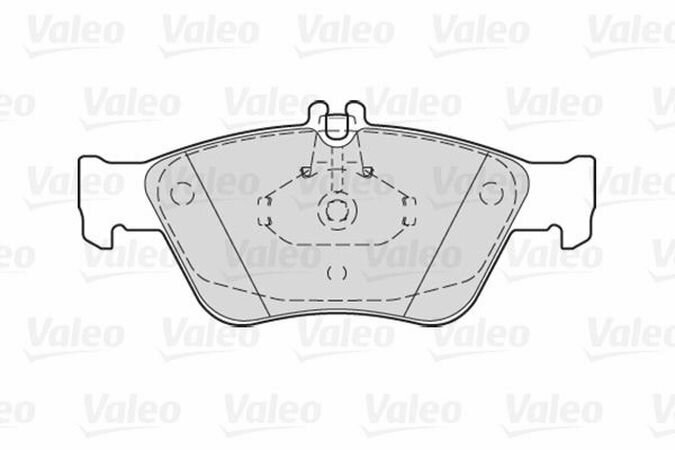 Передние тормозные колодки Mercedes W210 / W202 / C208 2.0-2.8 (дисковые Valeo 301357) ZI301357