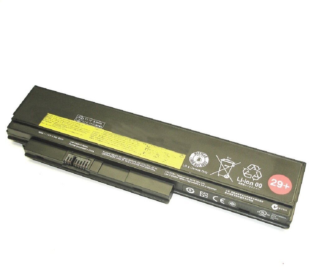 Аккумуляторная батарея для ноутбука Lenovo ThinkPad X220 (0A36280 29+) 5600mAh черная