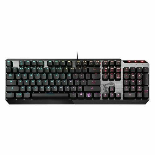 Клавиатура MSI Vigor GK50 Low Profile RU, USB, черный [s11-04ru225-ga7]