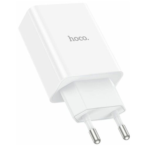 Сетевое зарядное устройство Hoco C99A, PD20W+QC3.0, белый сзу usb type c hoco n26 18w qc3 0 white