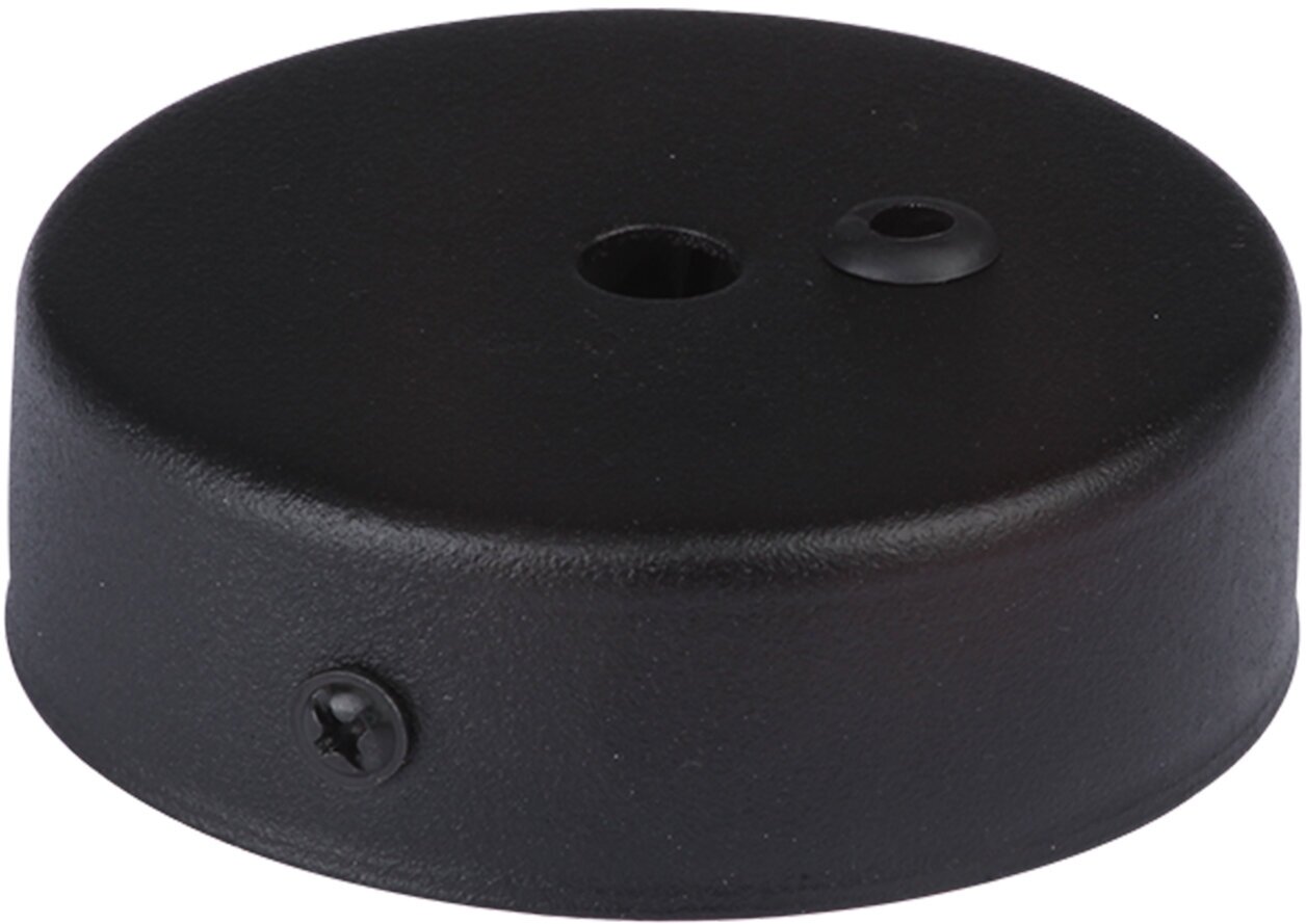 фото Чашка монтажная Vitaluce VT0067-1 H25 W80 L80, для трековых светильников, цвет черный