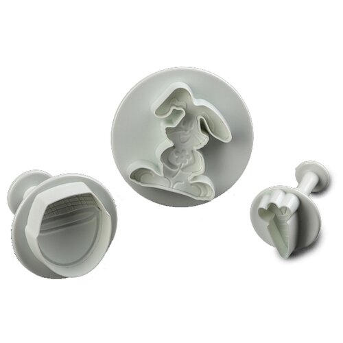 фото Доляна набор плунжеров кондитерских кролик 3 шт.