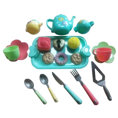 фото Набор продуктов с посудой наша игрушка hy-690f разноцветный
