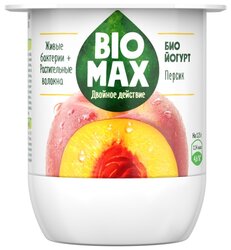 Biomax йогурт персик 2.2%, 125 г