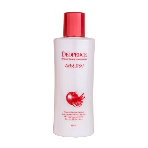 Эмульсия для лица антивозрастная Deoproce Hydro Anti-aging Pomegranate Emulsion с экстрактом граната, 380 мл.