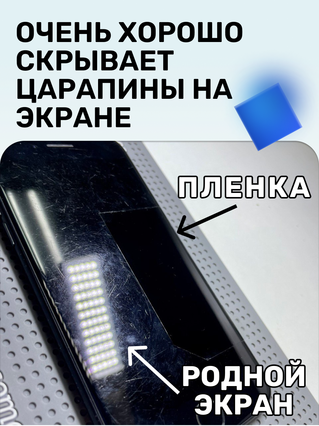 Матовая Гидрогелевая плёнка, полиуретановая, защита экрана Sony Xperia Z1 Compact