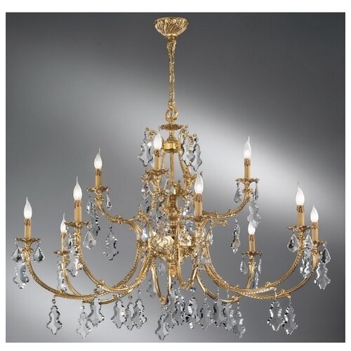 Подвесная люстра с хрусталем Nervilamp 584 584/8+4