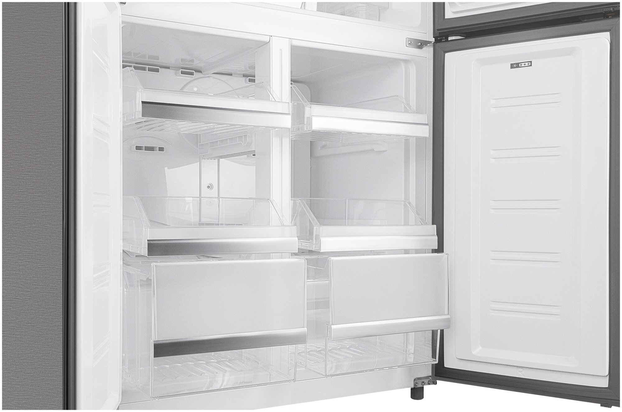 Отдельностоящий холодильник с инвертором Weissgauff WCD 450 X NoFrost Inverter - фотография № 8