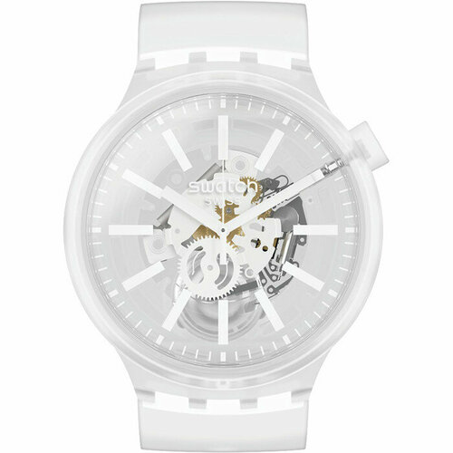 Наручные часы swatch Оригинальные часы Swatch WHITEINJELLY, от официального представителя., белый