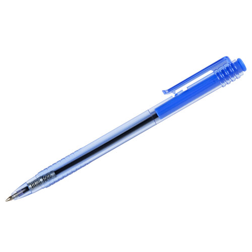 СТАММ Ручка шариковая автоматическая 0,7мм РША-30412, синий цвет чернил, 50 шт. ручка шариковая автоматическая стамм 500 0 7мм синий цвет чернил белый корпус 50шт рша 30414