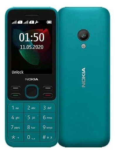 Nokia Мобильный телефон 150 DS Cyan 2020 16GMNE01A04