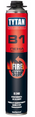 TYTAN PROFESSIONAL FIRE STOP В1 пена профессиональная огнестойкая (0,75л)