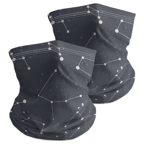 фото Универсальный бафф маска joyarty "множество созвездий" 2шт