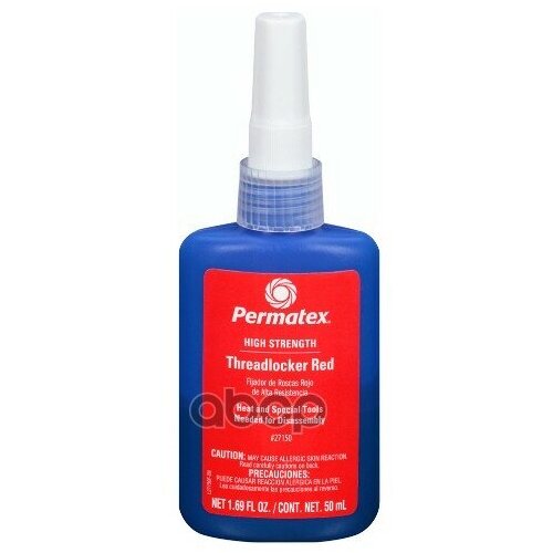 Фиксатор Резьбы Фиксатор Резьбы Permatex High Strength Threadlocker Red Permatex арт. 27150