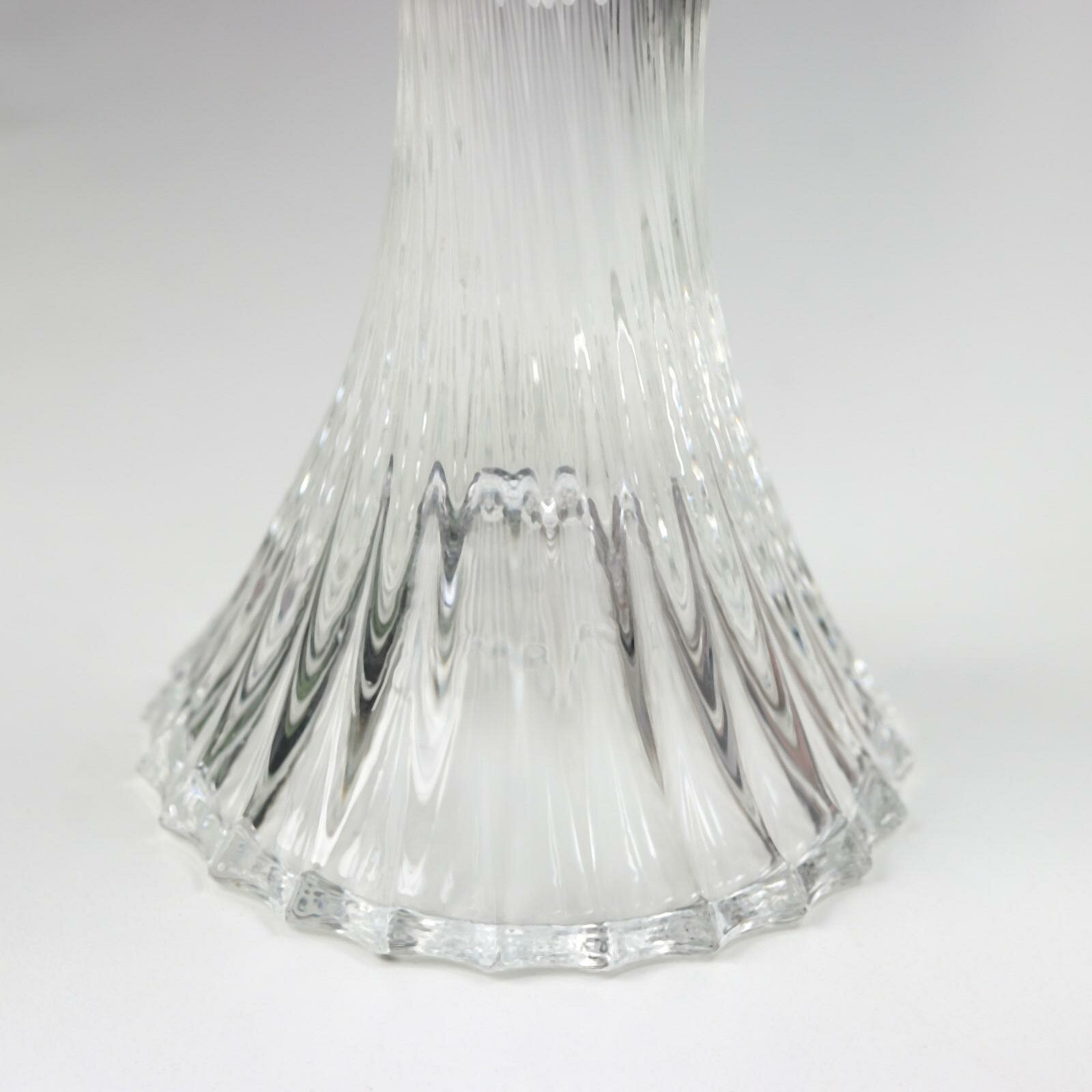 Подсвечник стекло на 1 свечу "Виток" прозрачный 13,5х7х7 см