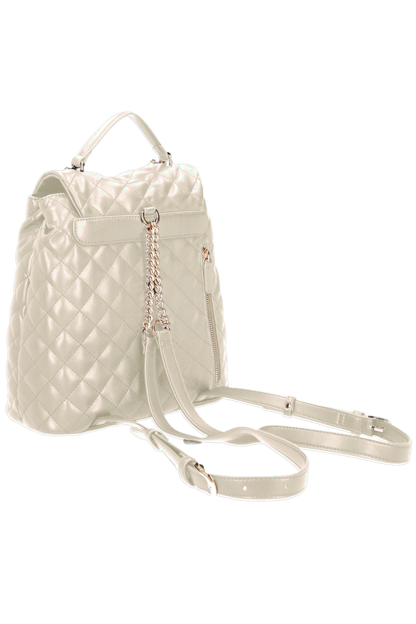 Сумка-рюкзак LIU JO, фактура стеганая, кремовый — фото 1