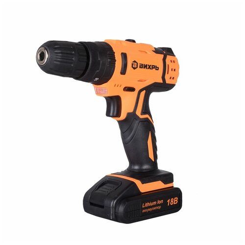 Дрель-шуруповерт аккумуляторная ударная ДА-18Л-2кУ 20 Ач Вихрь 824000₽