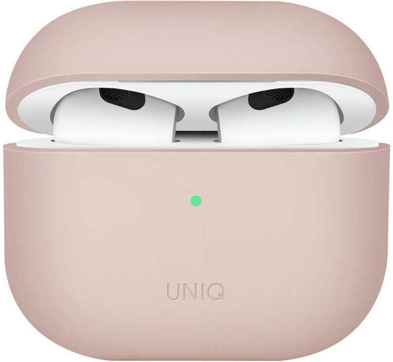 Чехол Uniq для Airpods 3 LINO Liquid silicone pink