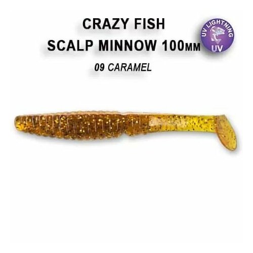 Силиконовая приманка мягкая съедобная Crazy Fish Scalp Minnow 4 10.00 см 18-100-9-4 4 шт. силиконовая приманка мягкая съедобная crazy fish scalp minnow 4 10 00 см 18 100 18 6 4 шт