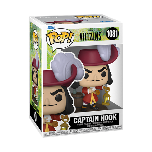 Фигурка Funko POP: Disney Villains Captain Hook 57348, 9.5 см фигурка funko peter pan pop captain hook disney villains