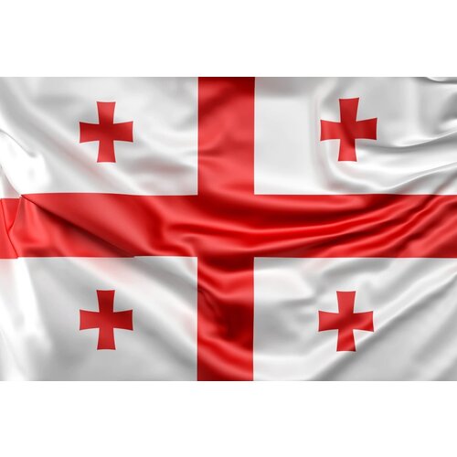 Флаг Грузии большой (140 см х 90 см)
