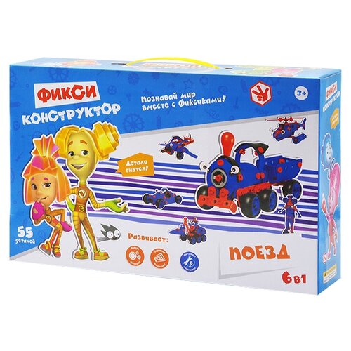 фото Винтовой конструктор big tree toys фиксики fix0711-012 поезд (6 в 1)