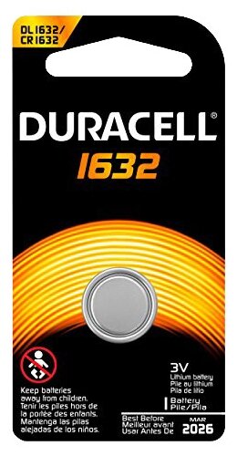 Батарейка Duracell 1632, 1 шт.