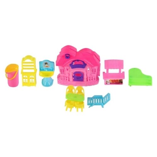 фото Игровой набор детский для девочек "мебель для кукол", 8 предметов. компания друзей