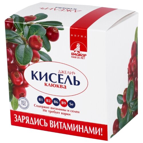 Кисель Биокор Джели+, 25 г, 5 уп.