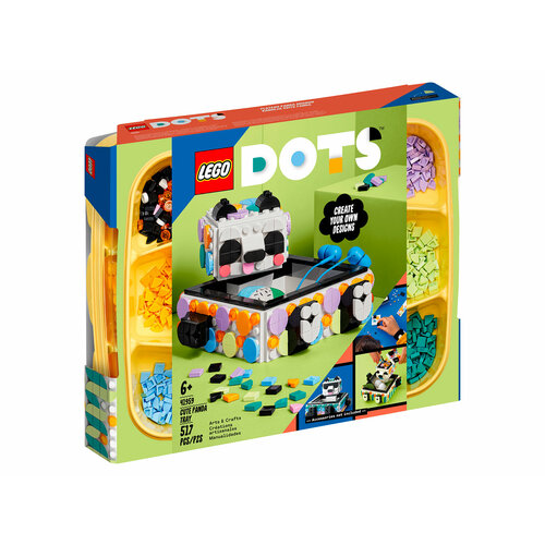 фото Конструктор lego dots 41959 cute panda tray, 517 дет.