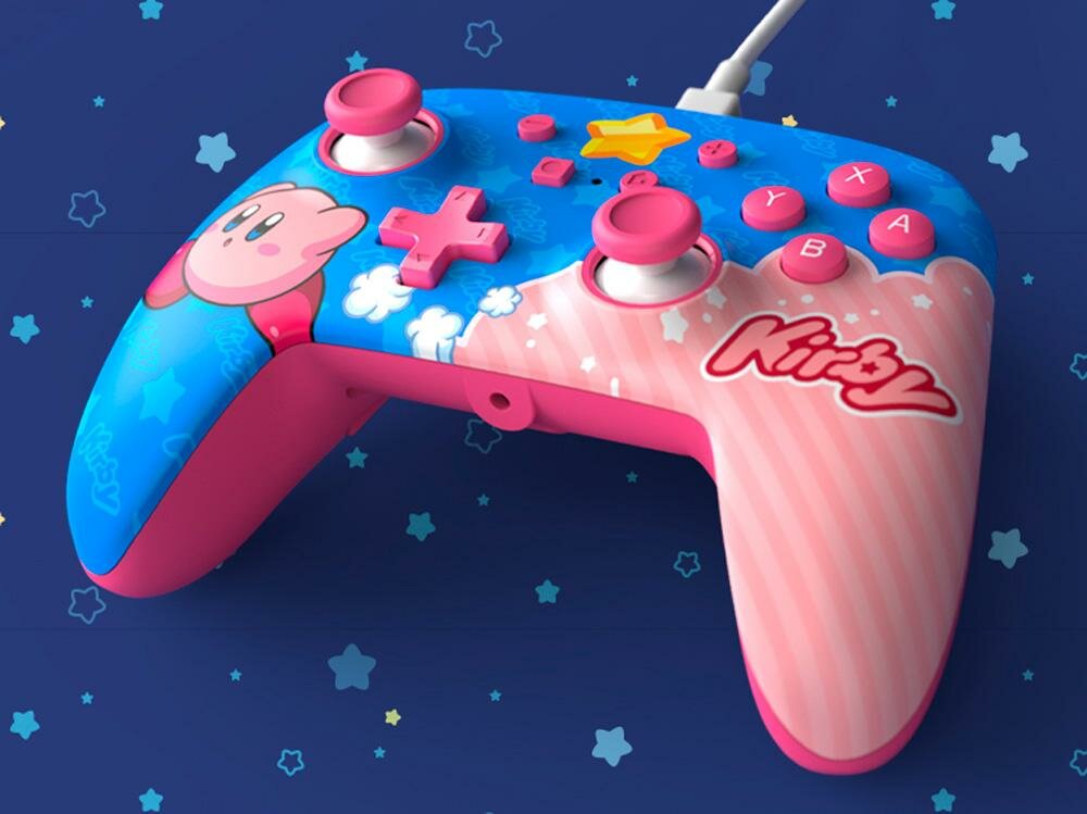 Геймпад проводной PowerA "Kirby" для Nintendo Switch