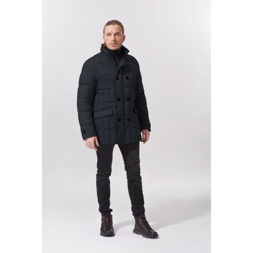 фото Куртка madzerini, размер 46, синий