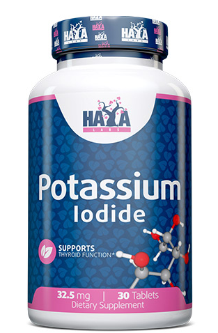 Минерал Haya Labs Potassium Iodide (Йодид калия) 30 таб.