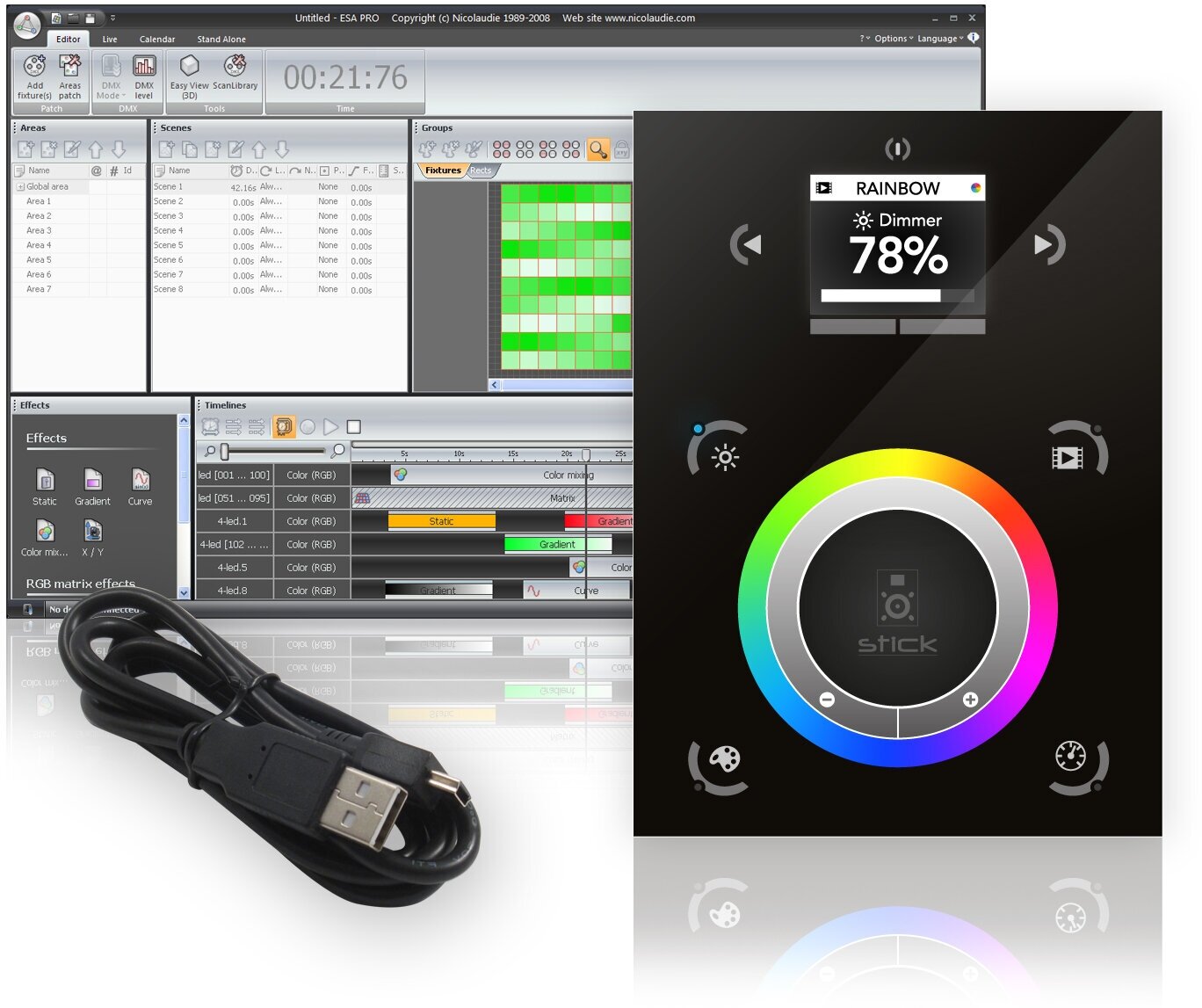 DMX контроллер SUNLITE STICK-DE3 — фото 1