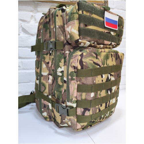 фото Рюкзак тактический / рюкзак походный на 40 литров / военный рюкзак олива нет бренда