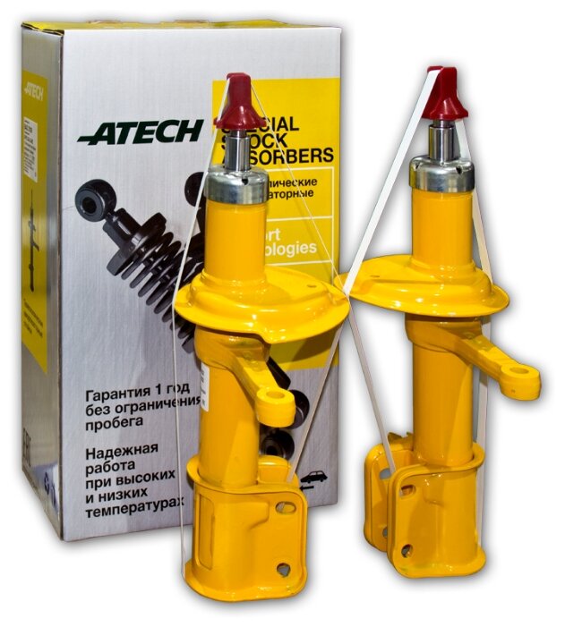 Стойки передней подвески "ATECH" SPECIAL-GAS для ВАЗ 2108-2115 (2 шт.) газомасляные (к-кт) — фото 2