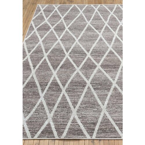 Ковер на пол 1,6 на 2,3 м в спальню, гостиную, серый Giselle DG1824-D09