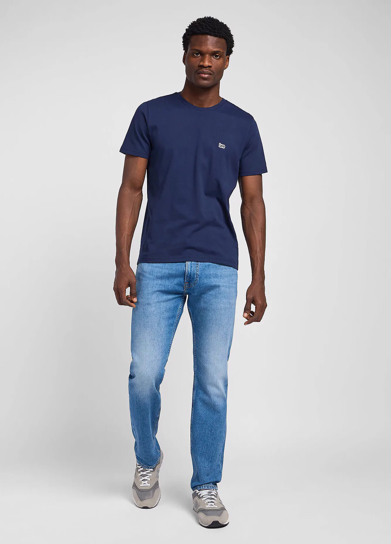 Джинсы классические Lee, размер 34/34, голубой — фото 1