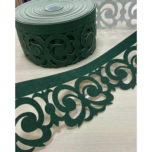 Ажурная планка на карниз изумруд