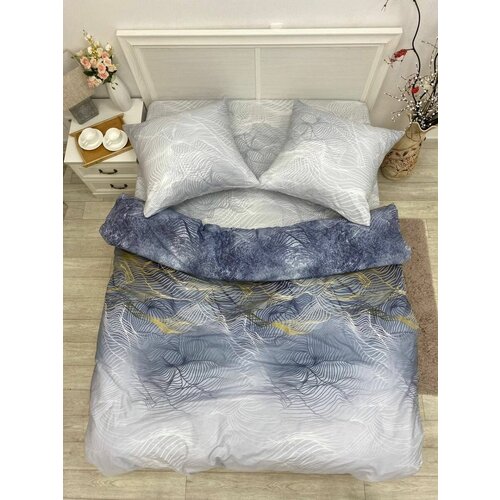 голубой, серый